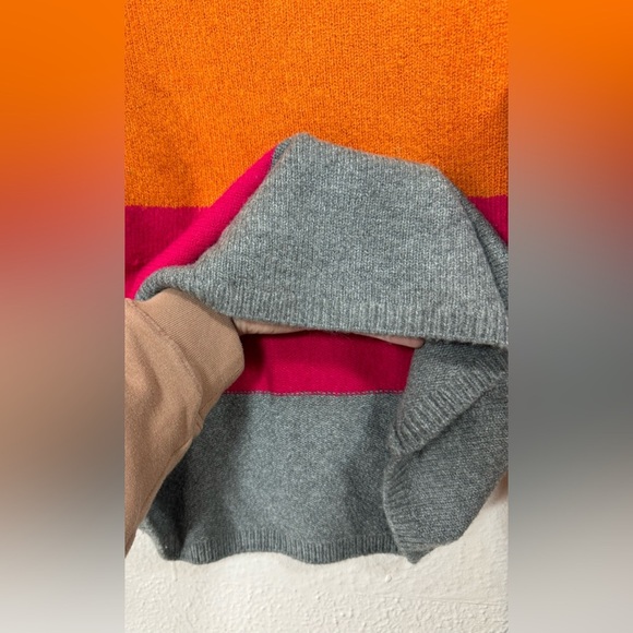C&C California Wool Blend Multicolor Knit Turtleneck Pullover Sweater Women’s M - Picture 8 of 12